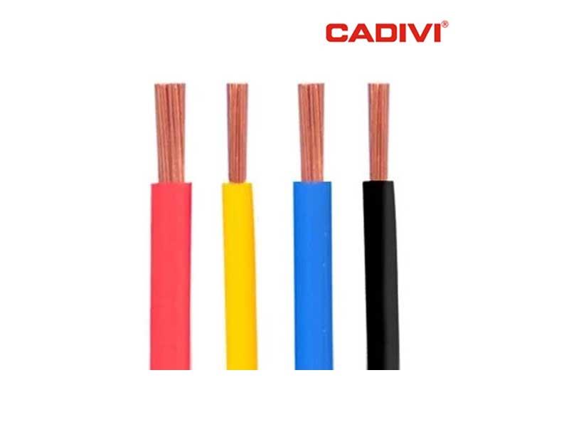 VCm/HR-LF Cadivi 600V Cáp không vỏ, ruột đồng mềm, cách điện PVC 105 °C