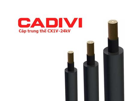 Cáp trung thế 1 lõi 24kV CADIVI CXIV