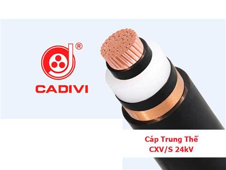 Cáp trung thế 1 lõi 24kV CADIVI CXV/S