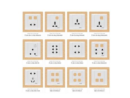 Công tắc ổ cắm Sino S98 Series