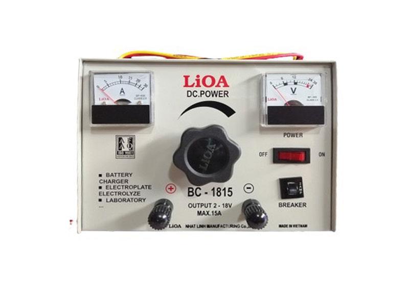 Biến áp đổi nguồn 1 chiều DC LiOA BC 1815 (Nạp ắc quy)