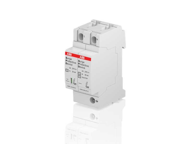 Chống sét lan truyền ABB OVR T2 1N 40-275 P QS 1P+N 40kA