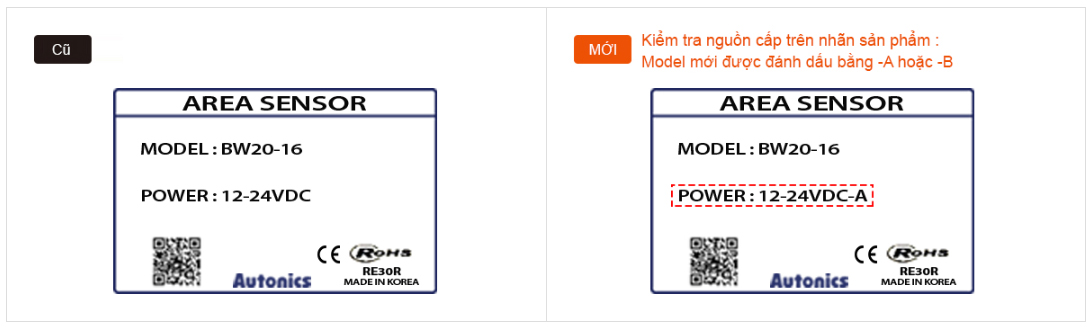 Cảm biến vùng loại đa năng Autonics BW series