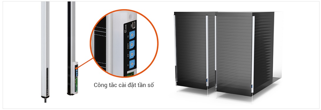 Cảm biến vùng quét hai chiều BWM series